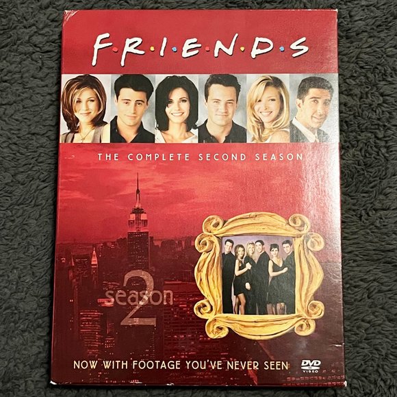FRIENDS Media 525 Friends The Complete Second Season Dvd Poshmark